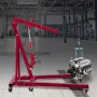 VEVOR Hydraulic/Pneumatic Long Ram Jack, 8 Tons/17363 lbs Capacity, with Single Piston Pump and Clevis Base, Manual Cherry Picke