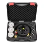 Hydraulic Nitrogen Accumulator Charging Kit, All-in-One Nitrogen Fill Kit, Pressure Test System with 3 Gauges (100, 250, 400 Bar