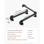 Ski & Snowboard Roof Rack, Carry up to 6 Pairs of Skis or 4 Snowboards, 2 PCS Aluminum Universal Car Roof Rack Top Holder with L