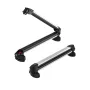 Ski & Snowboard Roof Rack, Carry up to 6 Pairs of Skis or 4 Snowboards, 2 PCS Aluminum Universal Car Roof Rack Top Holder with L