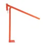 91.4 cm T Post Puller, Heavy Duty Fence Post Pullers with Puller Plate & 119 cm Lifting Chain, Labor-Saving T-Post Remover Tool 