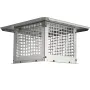 Chimney Cap 304.8 x 304.8mm, 304 Stainless Steel Fireplace Chimney Cover, Not Easily Toppled & Practical Accessories & Easy Inst