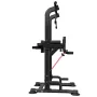 VEVOR Pull Up Bar, 150 kg Power Tower Dip Station, Workout Dip Station med H-formet stabil base og rygpude, justerbar 12