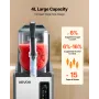 Slushie Machine, 4L/135oz No Ice Needed Slushy Machine for Home, Frozen Drink Maker with Single Tank, Margarita Machine with Sel