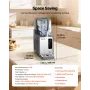 Slushie Machine, 4L/135oz No Ice Needed Slushy Machine for Home, Frozen Drink Maker with Single Tank, Margarita Machine with Sel