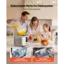 Slushie Machine, 3L/100oz No Ice Needed Slushy Machine til