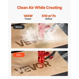 VEVOR Solder Fume Extractor, Upgraded 4-Stage Filtration Soldering Smoke Absorber with 510 m³/h Strong Suction, 10-Speed & Remot