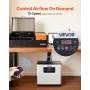 Solder Fume Extractor, Upgraded 4-Stage Filtration Soldering Smoke Absorber with 510 m³/h Strong Suction, 10-Speed & Remote Cont
