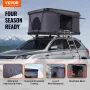 Rooftop Tent Hard Shell, Naturnest Rooftop Tent Hardshell for 2-3 Person, Hard Shell Roof Top Tent with Telescopic Ladder Thick 