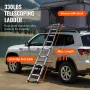 Rooftop Tent Hard Shell, Naturnest Rooftop Tent Hardshell for 2-3 Person, Hard Shell Roof Top Tent with Telescopic Ladder Thick 