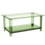 VEVOR Acrylic Coffee Table, 2 Tiers Center Table with Storage Shelf, Modern Rectangle Acrylic Coffee Desk, Ideal for Dining Room