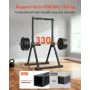 Pull Up Bar, 150kg Capacity Portable Pullup Bar Station, Pullup Bars Free Standing with Triangular Structure & Heavy-Duty Steel 
