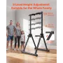 Pull Up Bar, 150kg Capacity Portable Pullup Bar Station, Pullup Bars Free Standing with Triangular Structure & Heavy-Duty Steel 
