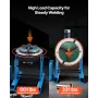 VEVOR roterende svejsepositioner, 300 kg belastningskapacitet, -45° til 90° vippevinkel svejsepositioner Drejeskive, 0,2-2,5