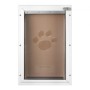 Pet Door for Door with Lock andÂ Magnetic Flap System Aluminum Frame Large