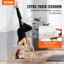 Yoga Headstand Bench, 300 lbs Capacity Yoga Inversion Chair for Family Gym, Headstand Trainer with Wood Frame & PU Pad, Stand Yo