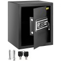 Safe Box, 1.7 Cubic Feet Money Safe with Fingerprint Lock and Digital Keypad, Fireproof Home Safes with A Removable Shelf,