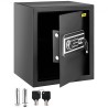 Safe Box, 1.7 Cubic Feet Money Safe with Fingerprint Lock and Digital Keypad, Fireproof Home Safes with A Removable Shelf,