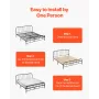 Twin Size Bunkie Board, 10 mm foldbart sengebræt med