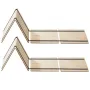 Twin Size Bunkie Board, 10 mm Foldable Bed Board Slats with Connection, Wooden Mattress Support for Twin Size Bed, Support under