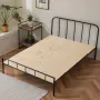 VEVOR Full Size Bunkie Board, 10 mm Foldable Bed Board Slats with Connection, Wooden Mattress Support for Full Size Bed, Support