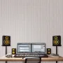 5-pack akustikpaneler med selvklæbende, 47,2 x 23,6 x 0,4
