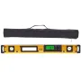 Magnetic Torpedo Level, 600mm, LED Backlit Screen Mechanical Bubble Vials Ruler for 0-360 Degree, Gravity Sensor Aluminum Alloy 