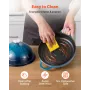 Enameled Cast Iron Dutch Oven, 4.7L Pot for Sourdough Bread Baking, Heavy-Duty Cookware Pan with Lid and Dual Handles, Oven Indu