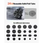 Dent Puller Kit, 60 PCS Paintless Dent Removal Kit with Golden Lifter, Bridge Puller, Rubber Hammer, Glue Gun, Auto Body Hail Da