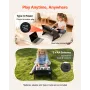 Kids Piano Keyboard, 25 Keys Wooden Digital Piano for Kids, Mini Music Educational Instrument Toy with Realistic Sound, Dual Pow