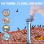 Chimney Cap, 152.4 mm, 304 Stainless Steel Round Roof Rain Cap, 300mm Increased Caps, All Weather & Reinforced Screws & Easy Ins