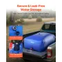VEVOR vandopbevaringsblære, 540L bærbar og sammenklappelig vandopbevaringspose, Slidbestandig 1000D PVC Soft Waters-pose,