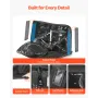 VEVOR Bike Travel Bag, Transport Universal Bicycle Storage Case Bag with TSA Lock, Support Plates, Protection and Fork Mount Sta