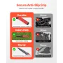 Throwing Knives Set, 6 Pack, 226 mm Stainless Steel Well-balanced Knives with Protective Black Nylon Sheath, Ideal Companion for
