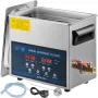 6L Ultrasonic Cleaner Dual Frequency Ultrasonic Cleaning Machine with Heater Jewelry Cleaner for Parts Jewelry Eyeglass Ring Den