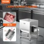 Manual Meat Mixer, 30L Fixed Tank Meat Processing Equipment(Mixing Max 30LBS for Meat), Stainless Steel Meat Mixer, Sausage Mixe