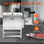 Manual Meat Mixer, 30L Fixed Tank Meat Processing Equipment(Mixing Max 30LBS for Meat), Stainless Steel Meat Mixer, Sausage Mixe