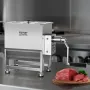 VEVOR Manual Meat Mixer, 30L Fixed Tank Meat Processing Equipment(Mixing Max 30LBS for Meat), Stainless Steel Meat Mixer, Sausag