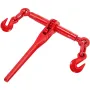 VEVOR Chain Binder 3/8in-1/2in, Ratchet Load Binder 9215lbs Capacity, Ratchet Lever Binder with G70 Hooks, Adjustable Length, Ra