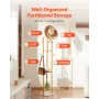 Coat Rack, Freestanding Coat Rack Stand with Quartz Stone Base & 9 Hooks, Free Standing Hall Coat Tree for Entryway, Bedroom, Of