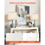Lamp Shade 2 Set, 11 in Top x 13 in Bottom x 10 in High (Spider Fitter), Medium Lampshade with Harp, Replacement Lamp Shade for 