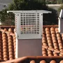 Chimney Cap 228.6 x 228.6mm, 304 Stainless Steel Fireplace Chimney Cover, Not Easily Toppled & Practical Accessories & Easy Inst