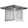 Chimney Cap 228.6 x 228.6mm, 304 Stainless Steel Fireplace Chimney Cover, Not Easily Toppled & Practical Accessories & Easy Inst