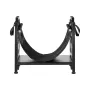 Indoor Firewood Rack, 45cm Curved Log Holder with Canvas