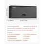 Metal Wall Cabinet, 77W x 30.5D x 35.6H cm, Floating Garage Tool Cabinet with Up-Flip Door, 54.5 kg Load per Shelf, Fit for Gara