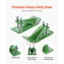 Tractor Bucket Protector, 2PCS Heavy Duty Steel Bucket Edge Protectors, Edge Tamer Anti-Skid Device with Double Hexagon Lock Nut