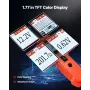 Automotive Circuit Tester Kit, 8 - 35 DCV Power Circuit Probe Tester with TFT Color Display and Lighting, 2-in-1 Electrical Auto