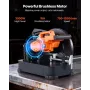 VEVOR Chop Save, 355 mm rustfrit stål koldskåret klinge, 3500 W Kraftig børsteløs motor, 750-1200 r/min Justerbar hastighed,