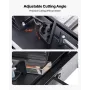 Chop Saw, 355 mm Stainless Steel Cold Cut Blade, 3500 W Powerful Brushless Motor, 750-1200 r/min Adjustable Speed, Metal Cutting