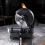 Chop Saw, 355 mm Stainless Steel Cold Cut Blade, 3500 W Powerful Brushless Motor, 750-1200 r/min Adjustable Speed, Metal Cutting